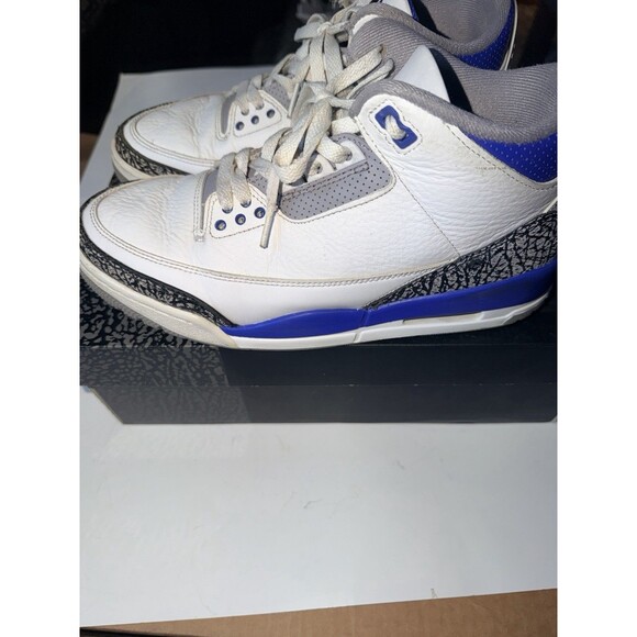 Air Jordan 3 Retro Racer Blue Mid Top Mens Sz 8 Sneakers CT8532-145 2021 w/Box main image 8